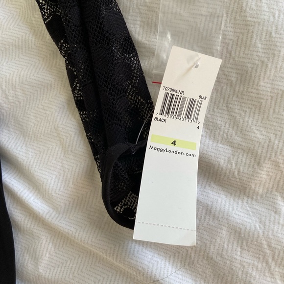 NWT Maggy London Black Dress, size 4 - Picture 3 of 5